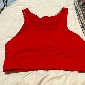 Zyia all star sports bra, red size small